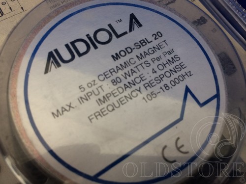 ►AUDIOLA SBL 20◄COPPIA 2VIE ALTOPARLANTI AUTO COASSIALI 100mm 80W 4ohm 10cm - Foto 5 di 11
