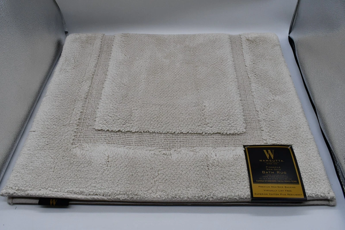 Wamsutta Luxurious Pinnacle Non-Skid 100% Cotton Bath Rug in Canves 21