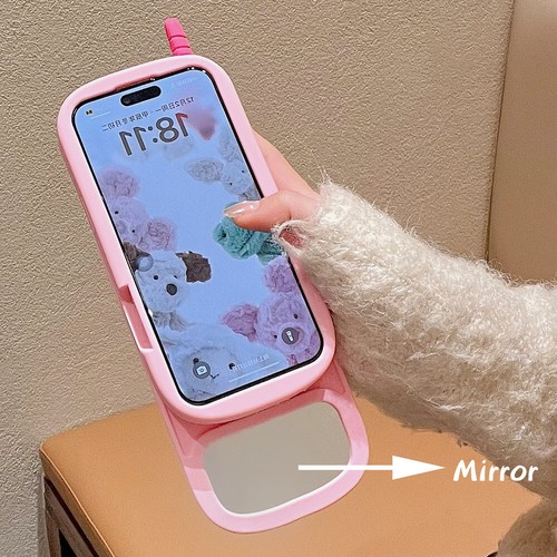 Niedliche Cartoon weiche stoßfeste Silikonhülle für iPhone 13 14 15 16 Pro Max - Bild 24 von 119