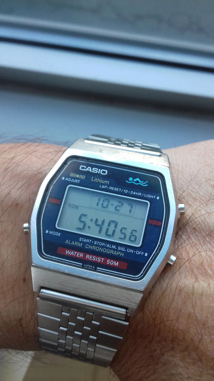 Casio W-30 MODULE 152 ALARM CHRONOGRAPH VINTAGE WATCH MONTRE UHR