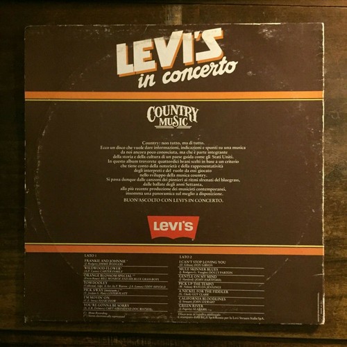 LEVI'S IN CONCERTO COUNTRY MUSIC - VINILE - Foto 2 di 2