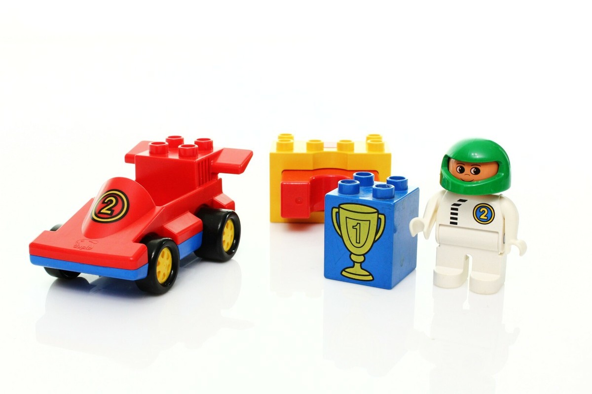 Lego Duplo Town Race Set 2607 Catapult Racer 100% complete vintage