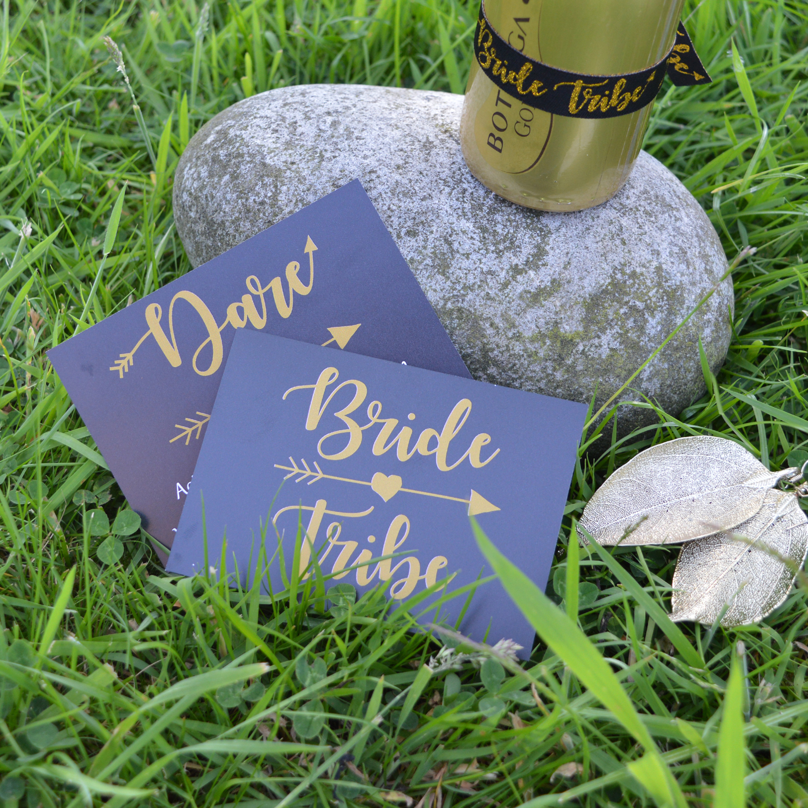 20 x BRIDE TRIBE THEME DARE CARDS - Hen Party Accessory / Hen Night Dare Cards