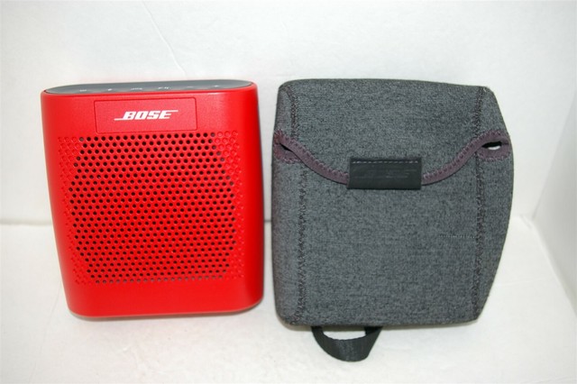 red bose speaker