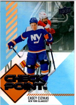 2024-25 Upper Deck  Series 1 Casey Cizikas Check Point  Card # CP-15