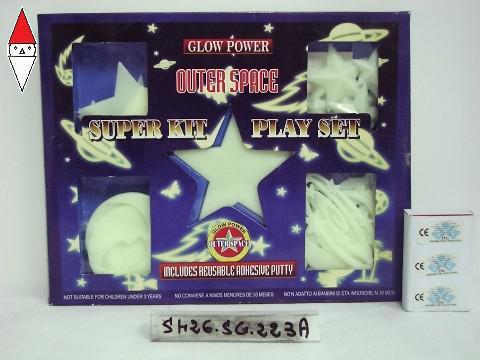 Kidz Corner – Set Stelle Fluorescenti Adesive