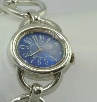 DUGENA Damenuhr / Handaufzug / 925er Silber - Bild 1 von 4
