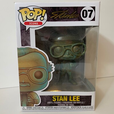 Funko Pop! Icons #07 Stan Lee (Patina) - Vinyl Figure Marvel Comics