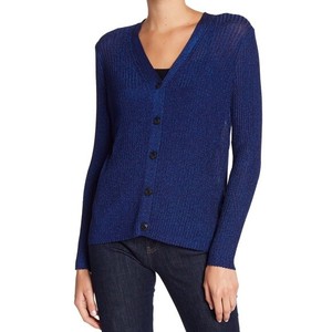 navy blue v neck cardigan womens