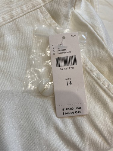 Anthropologie Marie Jogger Pants Cream Ivory, Linen Blend Size 14 - Picture 7 of 10