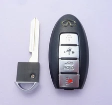 OEM 2005-2007 INFINITI G35 smart keyless entry remote key fob WORN KBRTN001
