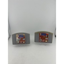 Kobe Bryant NBA Courtside 1 & 2 Nintendo 64 N64 Game Bundle Authentic