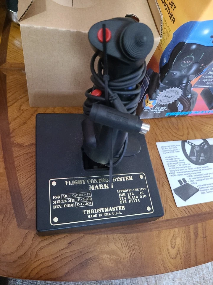 New In Box Vintage Thrustmaster Mark I Flight Control System - Image 3 of 4