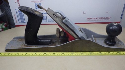 Rare Vintage Miller Falls No 814B Wood Hand Plane Wooden Handle 14''