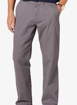 Amazon Essentials Men's Classic-Fit Casual Stretch Chino Pant Dark Grey 38x29