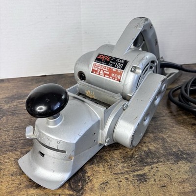 Vintage SKIL Model 100 Type 4 Power Plane 7.5 Amps Planer Surfboard All Original