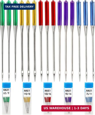 30 Pcs Universal Sewing Machine Needles, Suitable for Singer, Brother, Janome Se