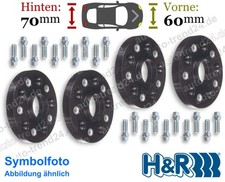 HR Spurverbreiterung schwarz 60mm & 70mm/Achse für VW Golf VI Variant AJ5 09-13