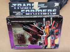 1985 G1 Transformers Thrust Complete With Box And Inserts