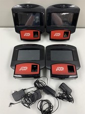 Lot of 4 ADP 4500 Biometric Fingerprint Time Clocks w/ Keys & Power Supply