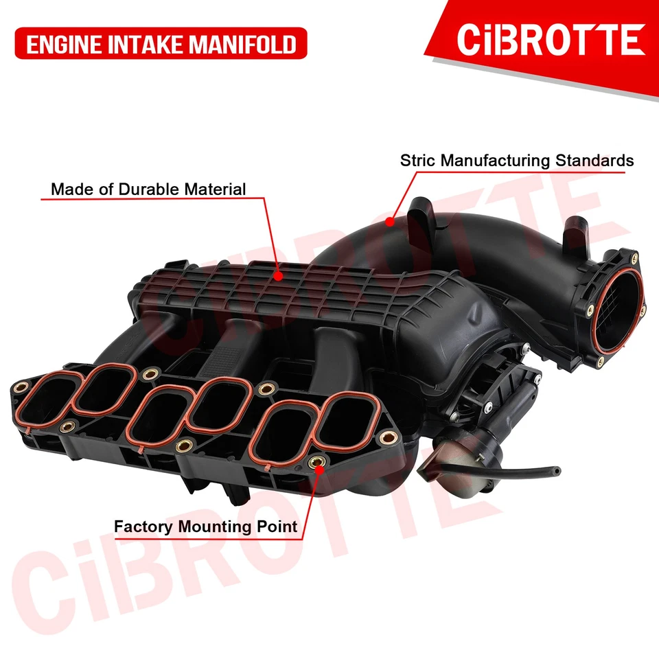 Intake Manifold w/Gasket for Nissan 05-19 Frontier 12-21 NV1500 NV2500 NV3500 - Image 4 of 4