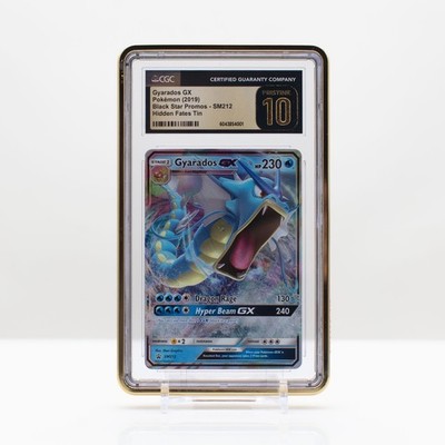 Pokemon Gyarados GX Holo #SM212 Hidden Fates Promo 2019 - CGC 10