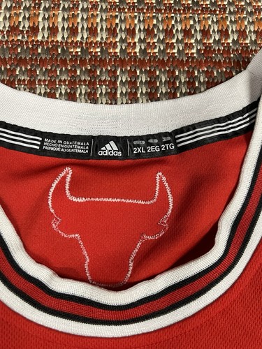 Adidas Chicago Bulls Derrick Rose NBA Basketball Swingman Jersey 2XL +2 Length - Picture 6 of 14