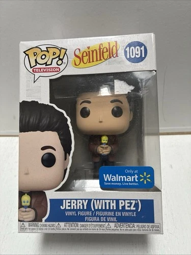 FUNKO POP! TELEVISION Seinfeld JERRY with PEZ 1091 WM EXCLUSIVE Vinyl Figure NIB