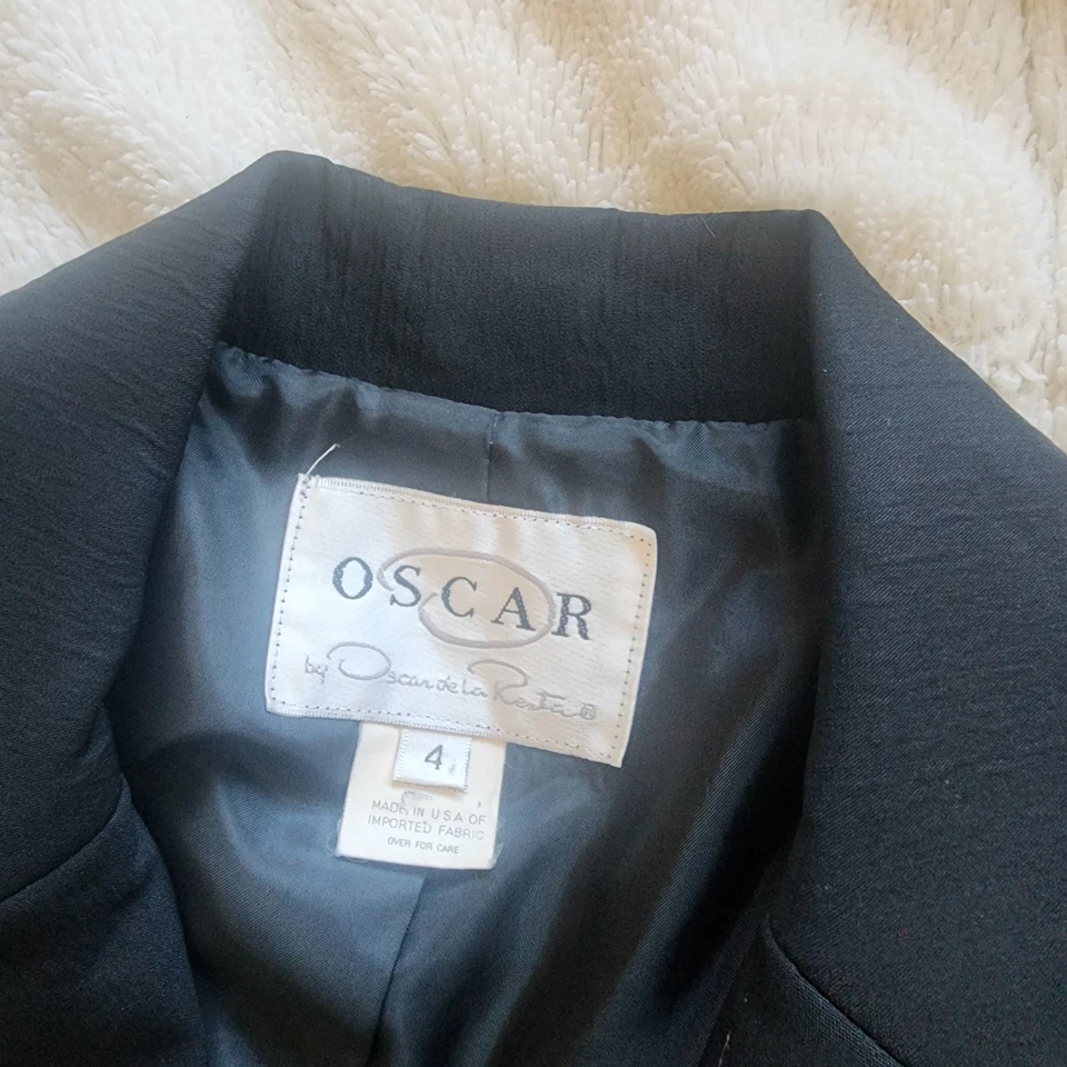 Traje Falda Vintage Oscar De La Renta Mujer Talla 4 2 Piezas Foto 3 de 4