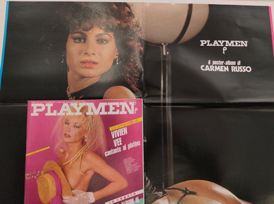 PLAYMEN Magazin Dezember 1983 Jahr XVII Nr.12 + POSTER CARMEN RUSSISCH - Vivien Vee