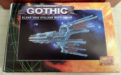 Warhammer 40k Battlefleet Gothic Eldar Void Stalker Battleship Metal NIB