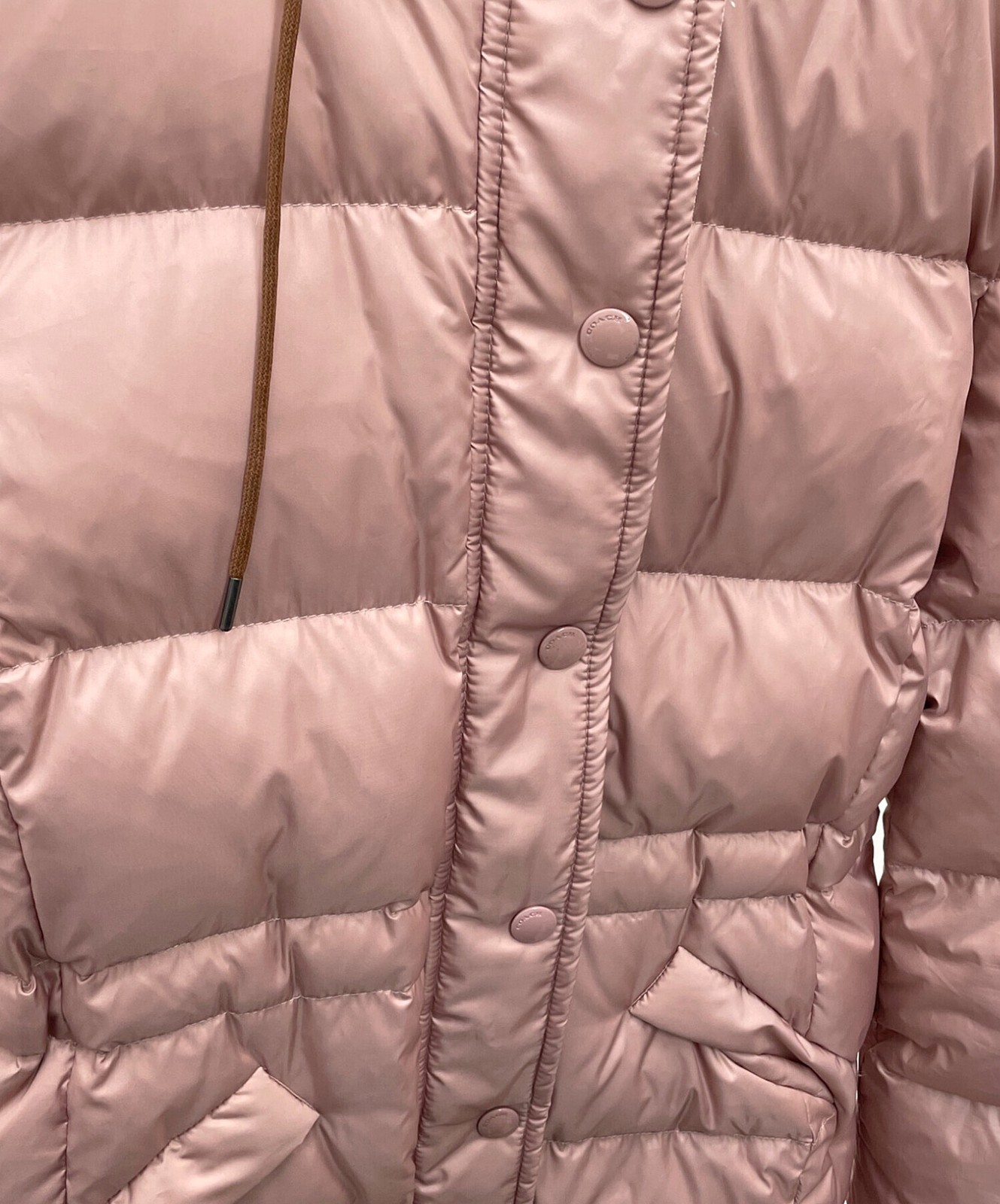 COACH Down Jacket/ Beige/ Size M - image 10