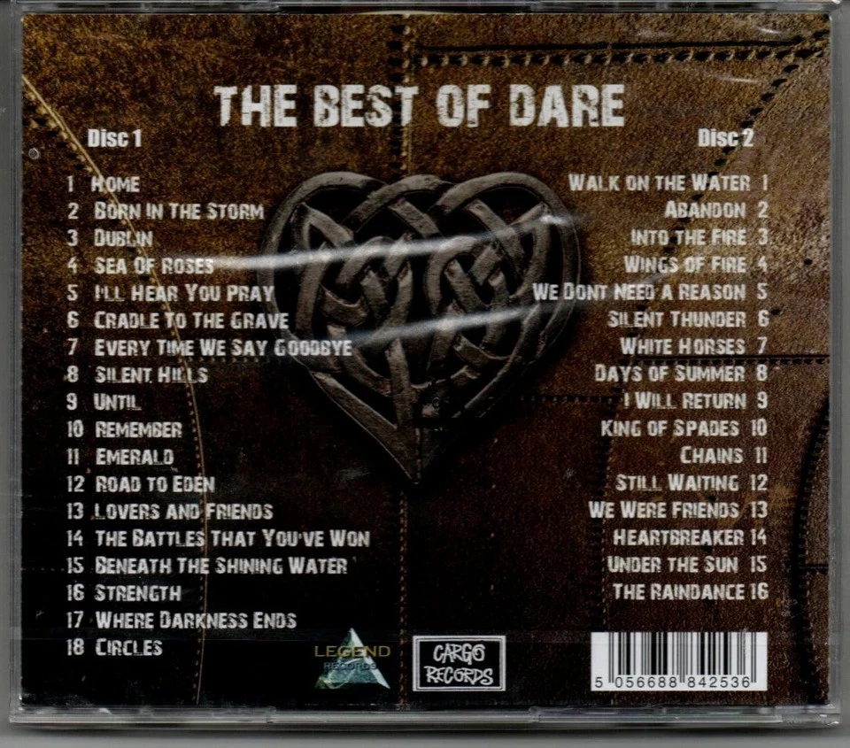 Dare - The Best of (2 cd's, 2025) Hard Rock Melodic Aor Foto 2 de 2
