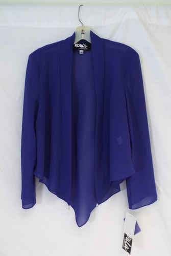 NEW Ursula of Switzerland Blue Chiffon Dress & Jacket New With Tags Size 16 USA - Picture 20 of 24