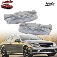 2xFog Lights For Mercedes Benz 2012 2013 2014 C200/C300/C63 AMG Front Lamps