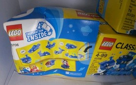 LEGO Classic Retired 4 blue 10706 3 green 10708Creativity Blocks lot of 7