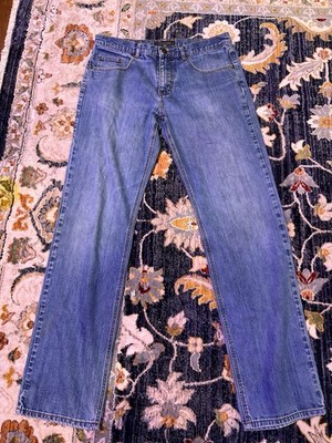 Paddock's Blue Denim Straight Jeans Men's Regular Fit 5-Pocket Button Zip Cotton