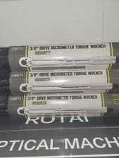 NEW MASTER MECHANIC 3/8" DRIVE STANDARD CLICK TORQUE WRENCH W/Case. FREE S&H