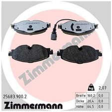 Satz Bremsbeläge Bremsklötze vorne für Seat Ateca KH7 Leon 5F1 KL1 SC | 23854
