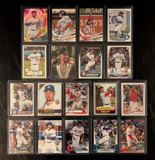 Mookie Betts 2025 Topps Holiday - 18-Card Gold Stamped Buyback Lot - Dodgers/Sox