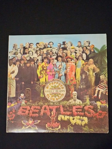 Beatles Sgt Pepper PCS 7027 UK Parlophone HTM VG+