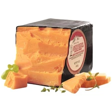 4-Year Vintage Cheddar Cheese – Aged Block Cheese with Sharp, Robust Flavor, ...
