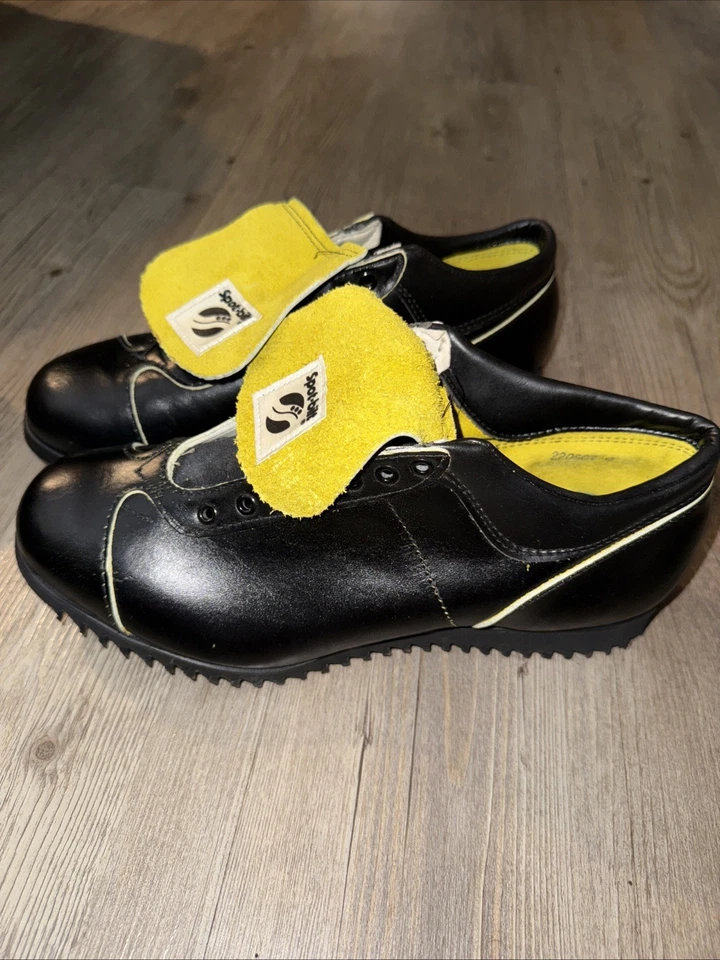 Zapatos Coach Vintage Originales Spot-Bilt Talla 10 Cuero Negro NUNCA USADOS Raros Foto 4 de 4