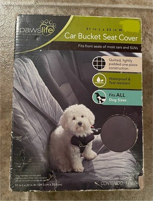 Brand New!! Pawslife Quilted And Waterproof Pet Car Bucket Seat Cover  51  X 22 
