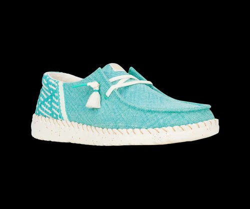 Hey Dude Wendy Funk Coastal Juta Scarpe Casual da Donna, Blu Ceramica, W9 - Foto 6 di 8