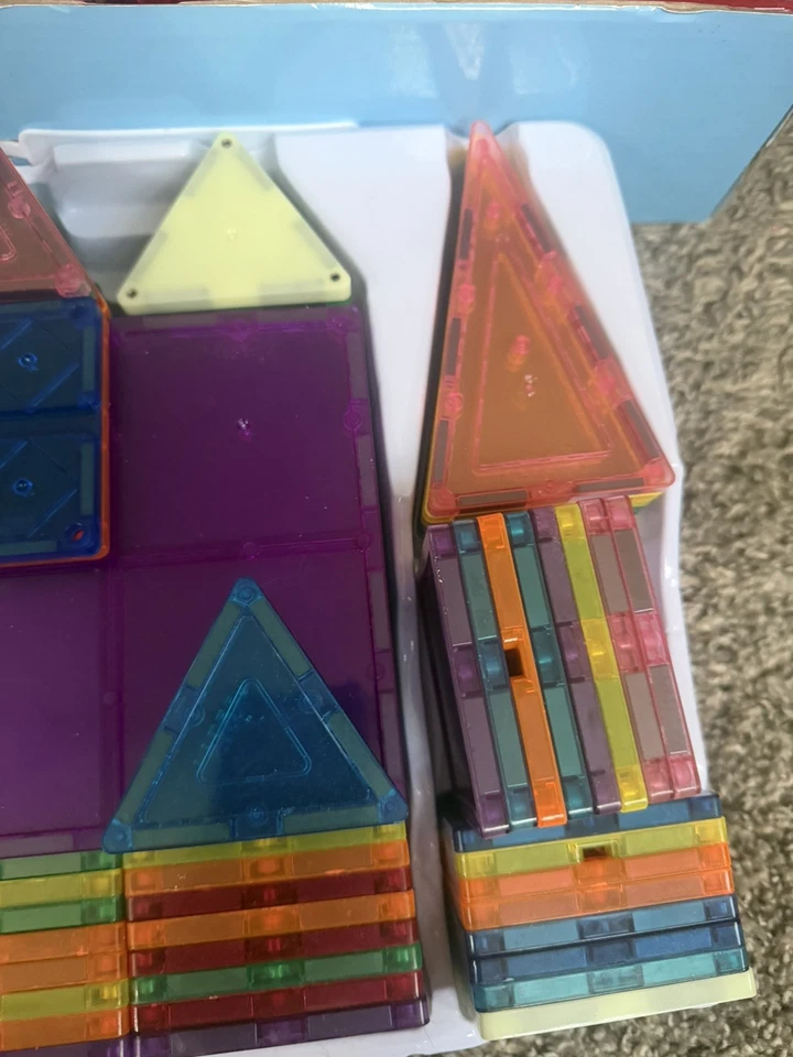 Gran Lote de Azulejos Picasso - Juguete de Construcción Magnético Compatible con Azulejos Magna Foto 3 de 4