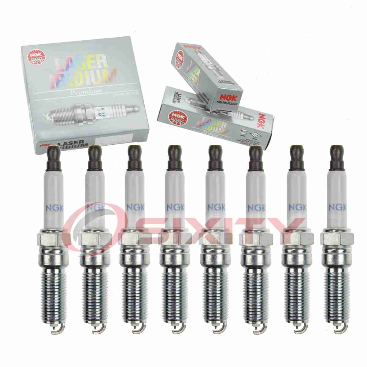 8 pc NGK 91970 ILNAR8B7G Laser Iridium Spark Plugs for 55490097 12683541 fc