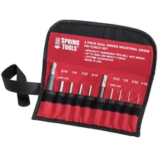 Spring Tools IPPS20 Industrial Pin Punch Set, Steel Tips