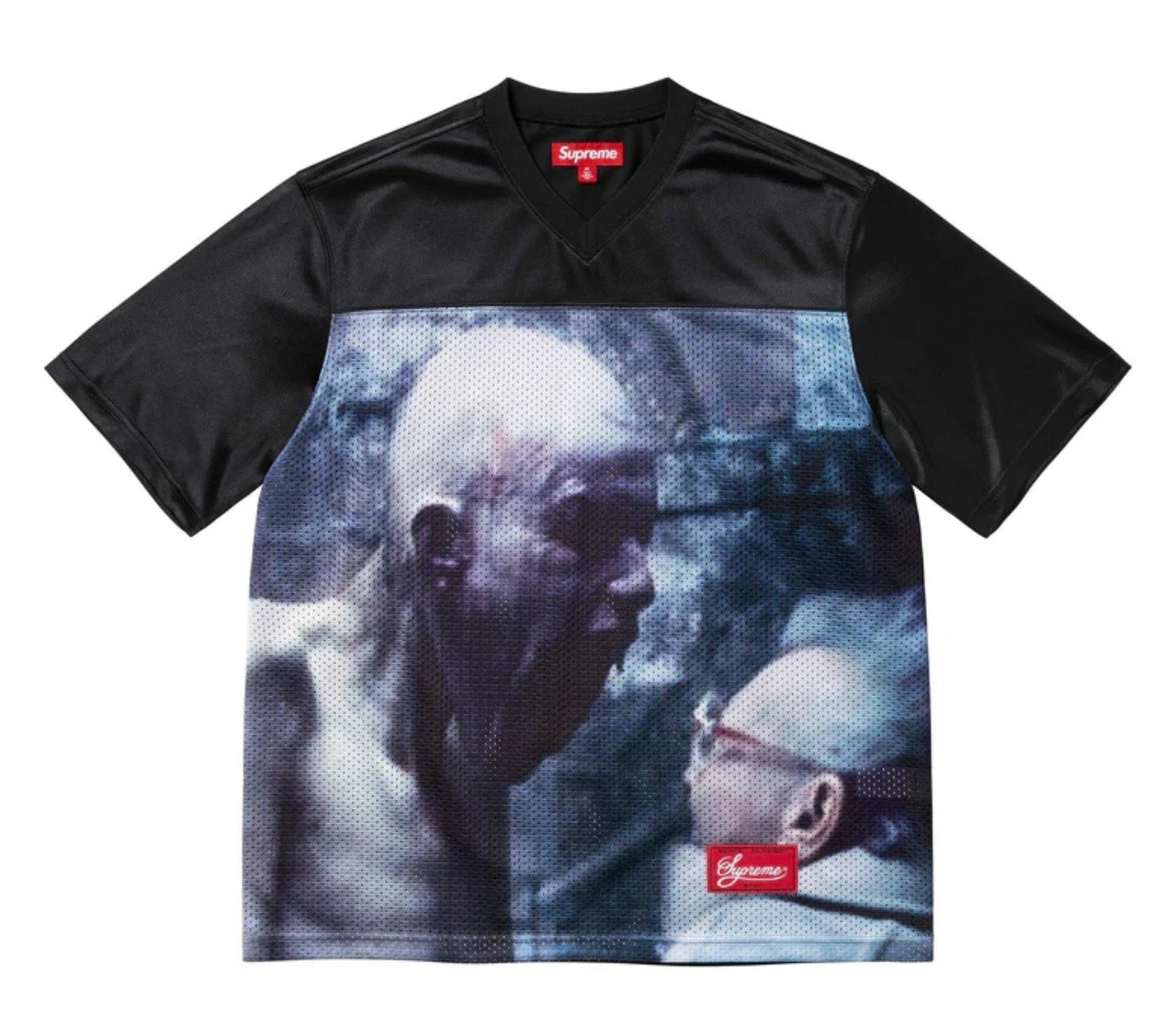 Maillot de foot Supreme Aphex Twin noir taille XXL SS25 NEUF sous blister