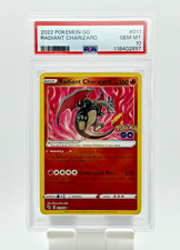 PSA 10 Radiant Charizard 011/078 Pokémon GO Holo rara carta inseguimento arte unica